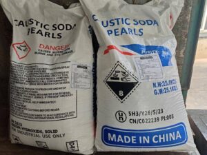 UN-approved 25kg bags for China Caustic Soda Pearls
