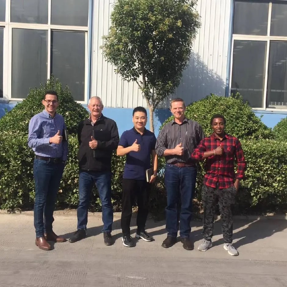  A happy customer celebrating a successful industrial sourcing outcome.