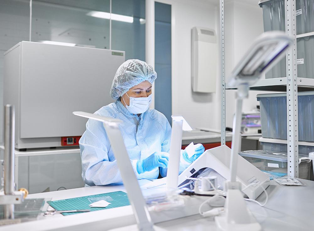 Phosphoric Acid Density Chart: Concentration, Freezing Point 13 Laboratory technician performing quality control inspection in a sterile semiconductor or electronic-grade chemical testing facility