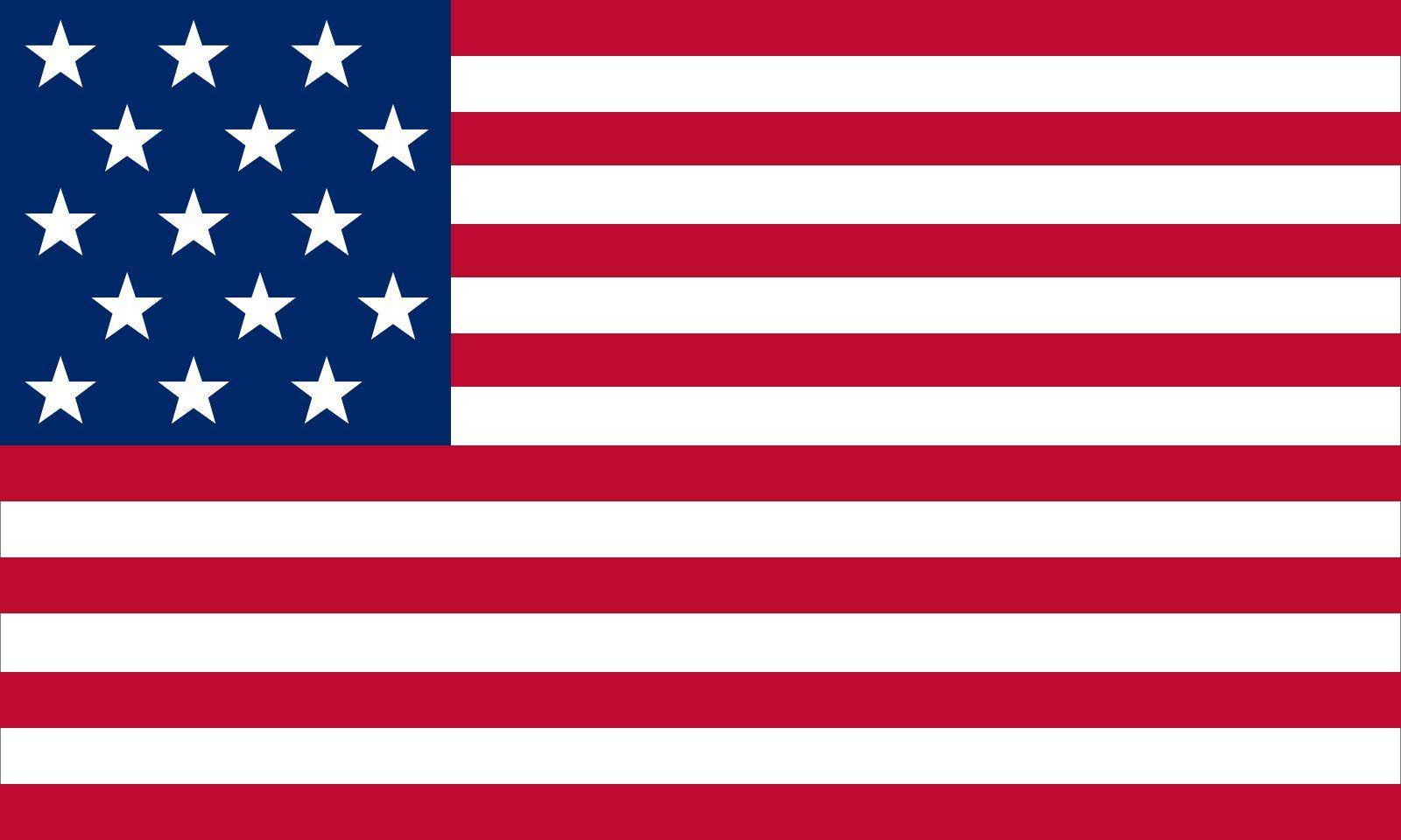 American flag of the USA waving